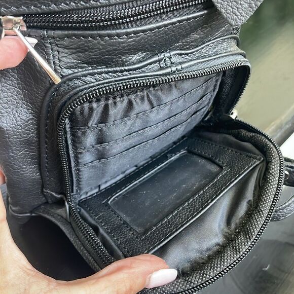 New leather unisex, Crossbody shoulder purse - Picture 5 of 8